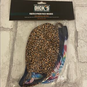 Dicks Sporting Goods Youth 3-Pack Face masks